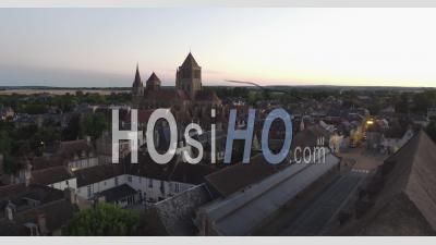 Abbey Of Saint-Pierre-Sur-Dives, Normandie - Video Drone Footage