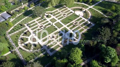 French Garden, Bagatelle - Video Drone Footage
