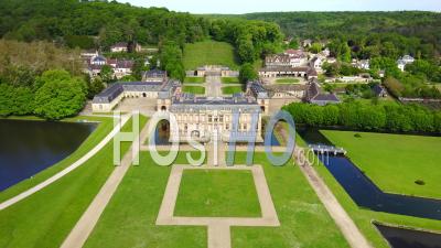 Castle Of Dampierre-En-Yvelines - Video Drone Footage