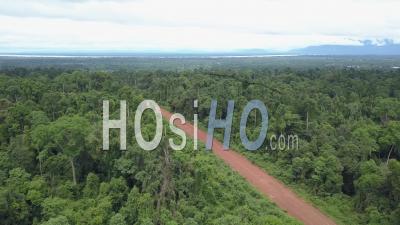 Route Rouge Au Laos- Vidéo Drone