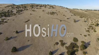 Landscape On The South Slopes Of Mont-Ventoux, France – Aerial Video Drone Footage 