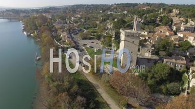 Tour Philippe-Le-Bel, Villeneuve-Lez-Avignon, Vidéo Par Drone