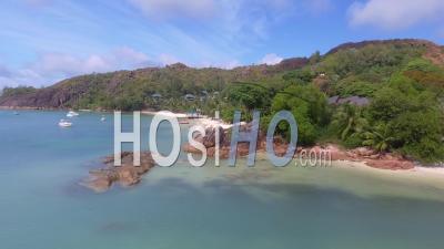 Anse Intendance In Mahe Seychelles - Video Drone Footage