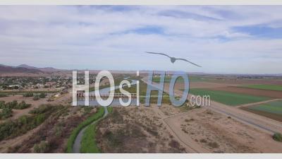 Morelos Dam Drone Video Yuma County Arizona Us Mexico Border - Video Drone Footage