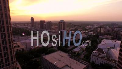 Midtown Cityscape Atlanta Georgia Usa - Video Drone Footage