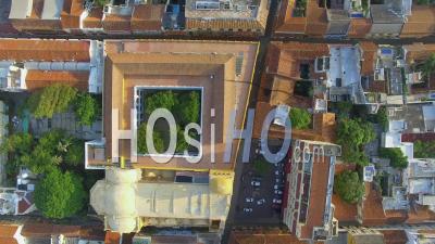 Drone Footage De Cartagena Colombia - Vue Verticale Du Drone