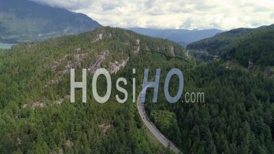 Sea To Sky Highway Et Howe Sound, C.-B. Canada - Vidéo Drone