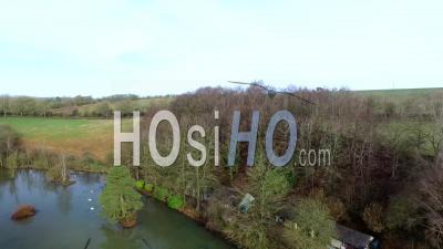 Historical Donnington Brewery Craft Beer Makers In Gloucestershire Uk - Video Drone Footage