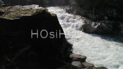 Whitewater Creek Washington State Usa - Video Drone Footage