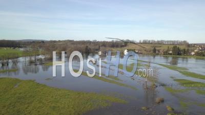 Fields Inundation - Video Drone Footage