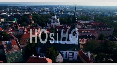 Vieille Ville De Tallinn - Vidéo Drone