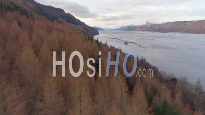 Loch Ness Scottish Highlands - Video Drone Footage