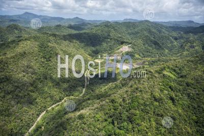 Rainforest Of Saint Lucia Caribbean - Aerial Photography