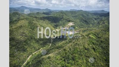 Rainforest Of Saint Lucia Caribbean - Aerial Photography