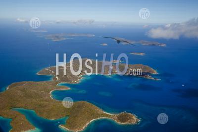 St. John Îles Vierges Des États-Unis Et L'île De Normand Et De Peter Island. Îles Vierges Britanniques Des Caraïbes - Photographie Aérienne