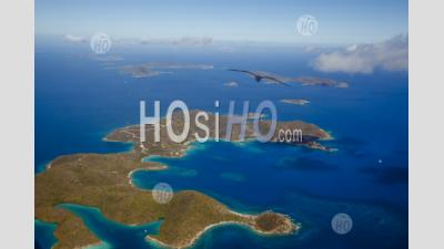 St. John Îles Vierges Des États-Unis Et L'île De Normand Et De Peter Island. Îles Vierges Britanniques Des Caraïbes - Photographie Aérienne