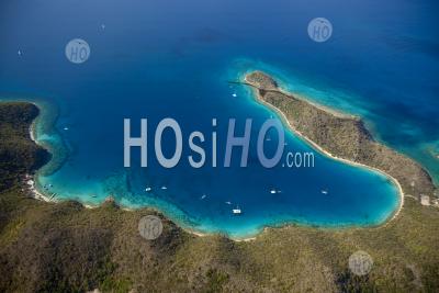 Voiliers Peter Island Et Dead Island Poitrine. Îles Vierges Britanniques Des Caraïbes - Photographie Aérienne