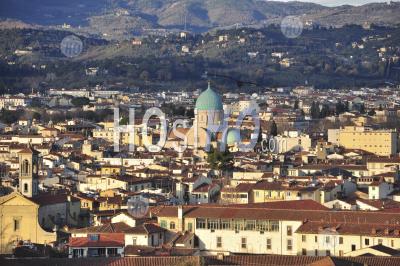 Ponte Vecchio à Florence, Région Italienne De La Toscane, Italie - Photographie Aérienne