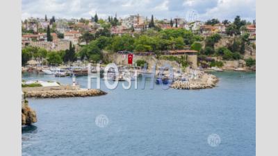 Kulesi District Antalya Resort City On The Mediterranean Turkey - Aerial Photography