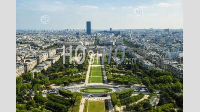 Paris From The Eiffel Tower France - Aerial Photography