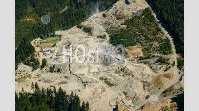Gravel Pit - Aerial Photography