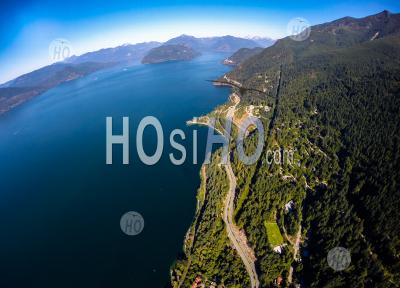 Sea To Sky Highway Bc Canada - Aerial Photography