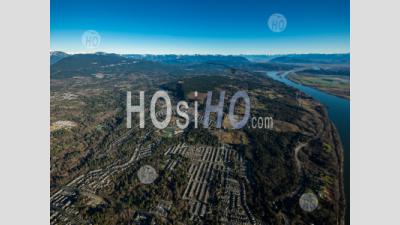 Maple Ridge Looking East - Aerial Photography