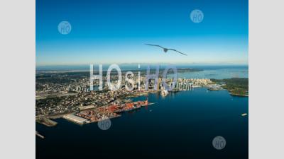 Downtown Vancouver Bc Canada - Aerial Photography