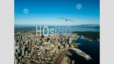 Downtown Vancouver Bc Canada - Aerial Photography