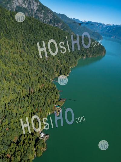 Pitt Lake Bc Canada - Aerial Photography