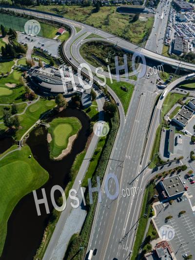 Lougheed And Golden Ears Way Pitt Meadows - Aerial Photography
