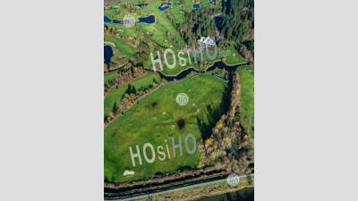 Parcours De Golf Swaneset Pitt Meadows - Photographie Aérienne