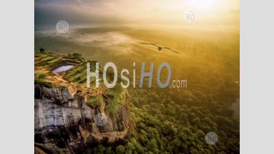 Unesco Lion Rock Ville Forteresse De Sigiriya Sri Lanka - Photographie Aérienne