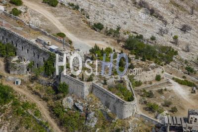 Historique Fort Et La Ville De Dubrovnik En Croatie - Photographie Aérienne