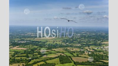  Wind Farm Les Moitiers-D'allonne Normandy France - Aerial Photography