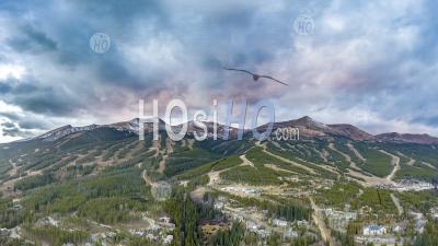 Breckenridge Ski Resort And Town Colorado - Aerial Photography