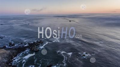 Shoreline And Rocks Or Trinidad Head California - Aerial Photography