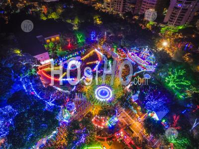 Night Concert At National Music Conservatory Santo Domingo Dominican Republic - Aerial Photography