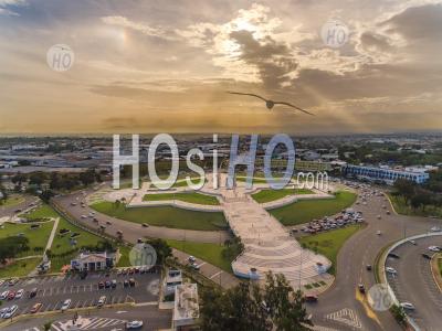 Centrall Square At Santo Domingo Dominican Republic - Aerial Photography