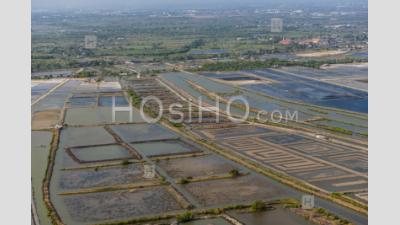 Aquaculture In Thailand - Aerial Photography