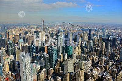 Times Square Manhatten New Yor - Aerial Photography
