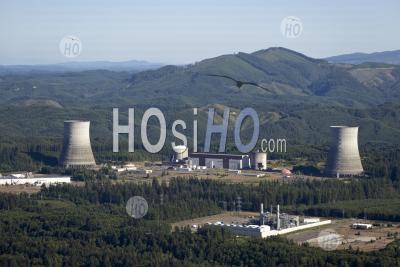 Satsop Nuclear Power Plant Washington Usa - Aerial Photography