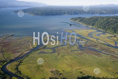 Estuary Washington Usa - Aerial Photography