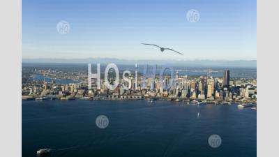 Downtown Seattle Washington Etats-Unis - Photographie Aérienne
