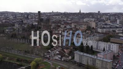 The City Of Limoges And It’s Cathedral - Video Drone Footage
