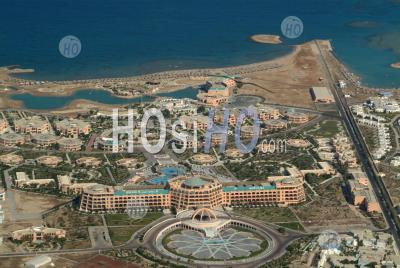 Egypt Red Sea Hurgada Aerial View Of The Coast And The Resorts - Aerial Photography