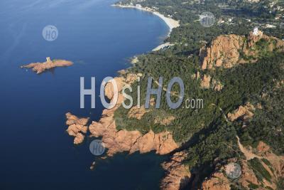 Esterel And The Golden Island - Aerial Photography