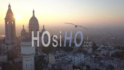 Montmartre Au Lever Du Soleil, Vidéo Drone