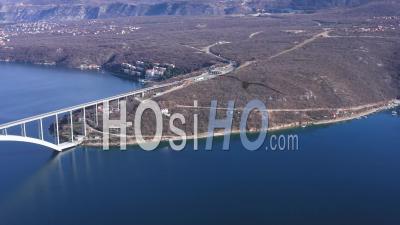 Krk Island Bridge - Video Drone Footage