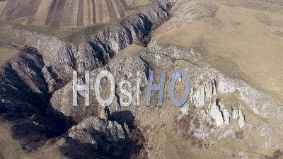 Canyon Et Falaises En Roumanie, Vidéo Drone